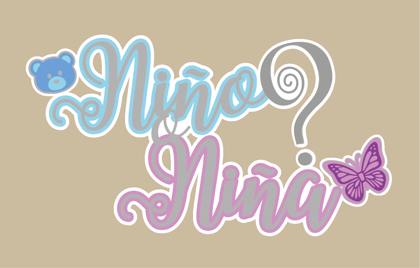 Cake Topper - Revelacion de Genero Niño o niña - image 2